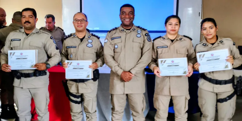 Policiais da 87ª CIPM participam de capacitação técnica promovida pela PMBA no extremo sul