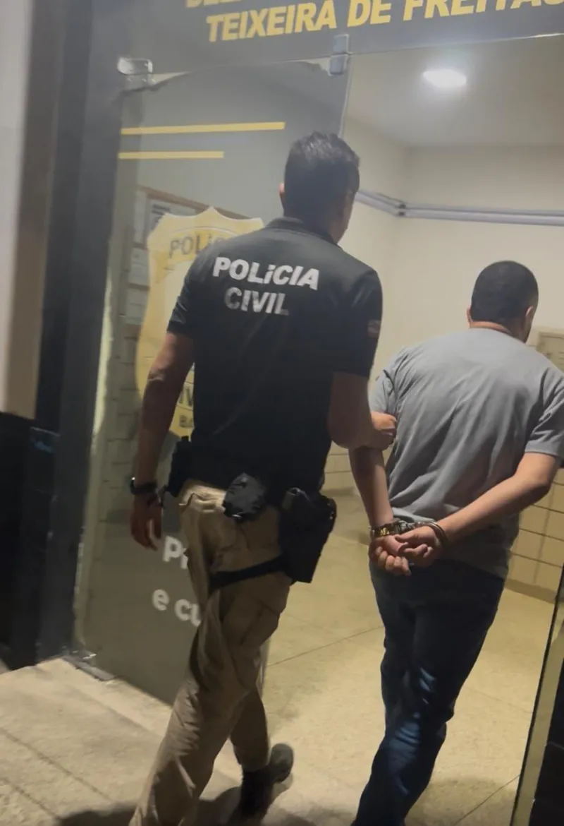 Foragido é capturado pela Polícia Civil durante aniversário de Teixeira de Freitas