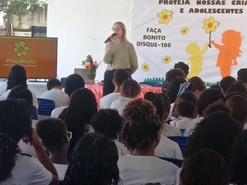 Escolas de Mucuri fortalecem rede de proteção à infância com ações do Maio Laranja e campanha “Faça Bonito”