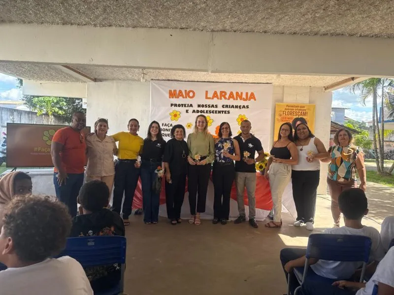 Escolas de Mucuri fortalecem rede de proteção à infância com ações do Maio Laranja e campanha “Faça Bonito”