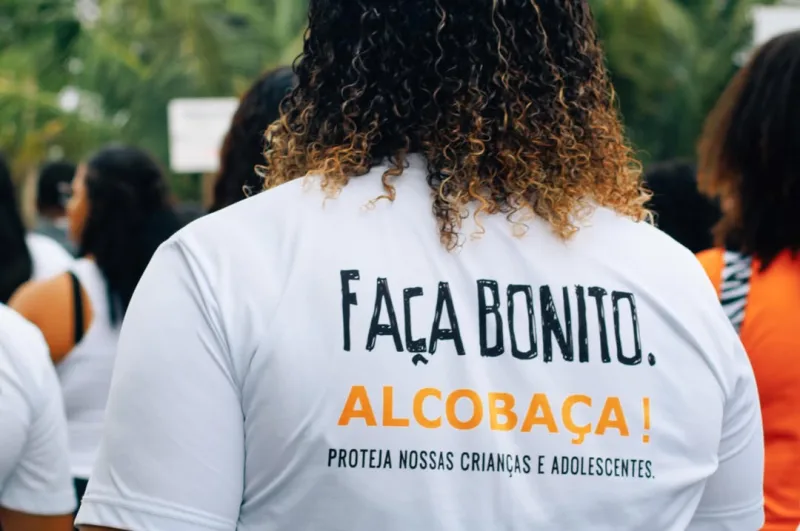 Caminhada do 18 de Maio mobiliza comunidade de Alcobaça na luta pela proteção de crianças e adolescentes