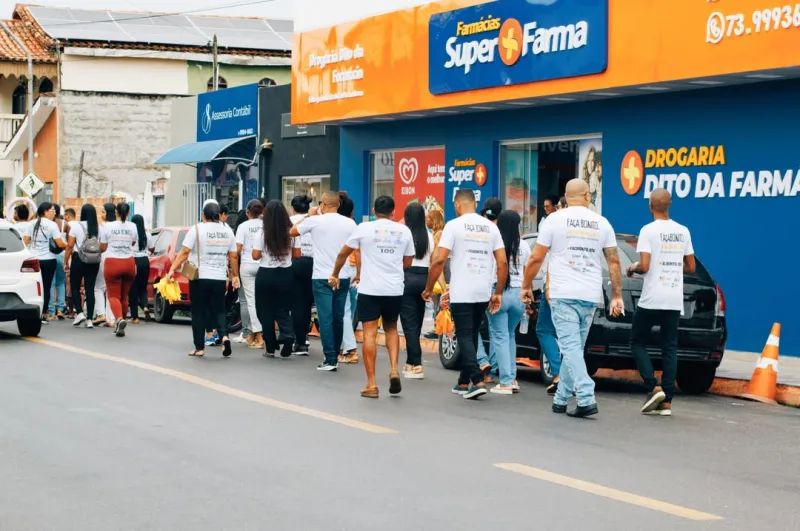 Caminhada do 18 de Maio mobiliza comunidade de Alcobaça na luta pela proteção de crianças e adolescentes