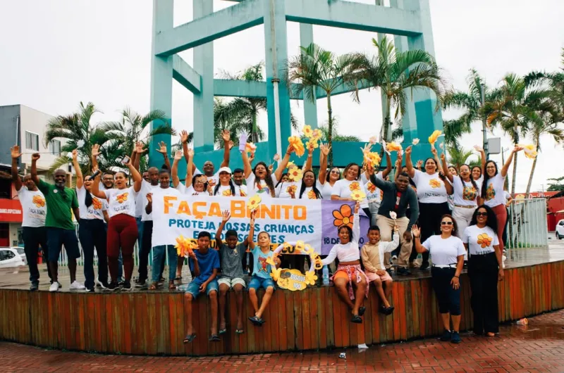 Caminhada do 18 de Maio mobiliza comunidade de Alcobaça na luta pela proteção de crianças e adolescentes