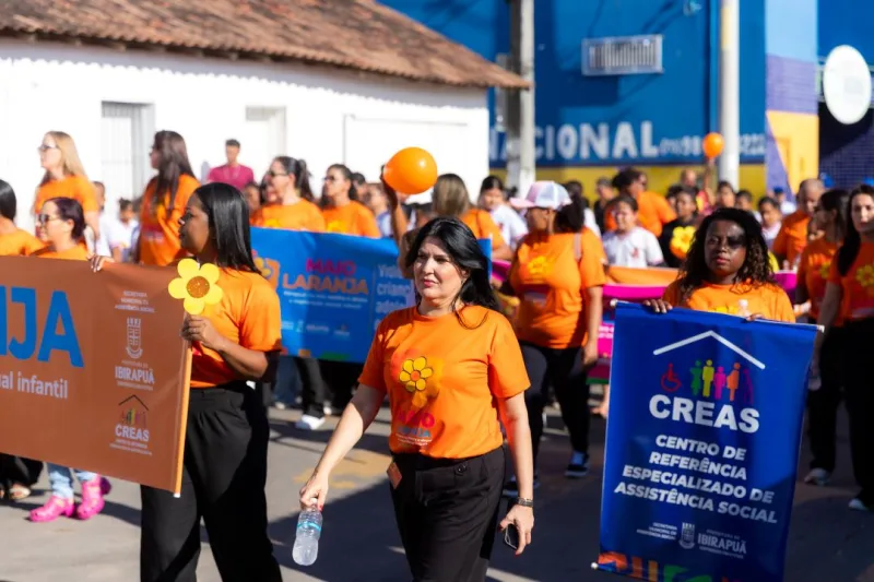 Maio Laranja mobiliza Ibirapuã em grande caminhada de conscientização e combate ao abuso e à exploração sexual de crianças e adolescentes Maio Laranja mobiliza Ibirapuã em grande caminhada de conscientização e combate ao abuso e à exploração sexual de crianças e adolescentes