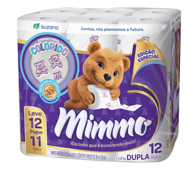 Fabricado na Bahia, primeiro papel higiênico com desenhos coloridos do Brasil é lançado pela Suzano Fabricado na Bahia, primeiro papel higiênico com desenhos coloridos do Brasil é lançado pela Suzano