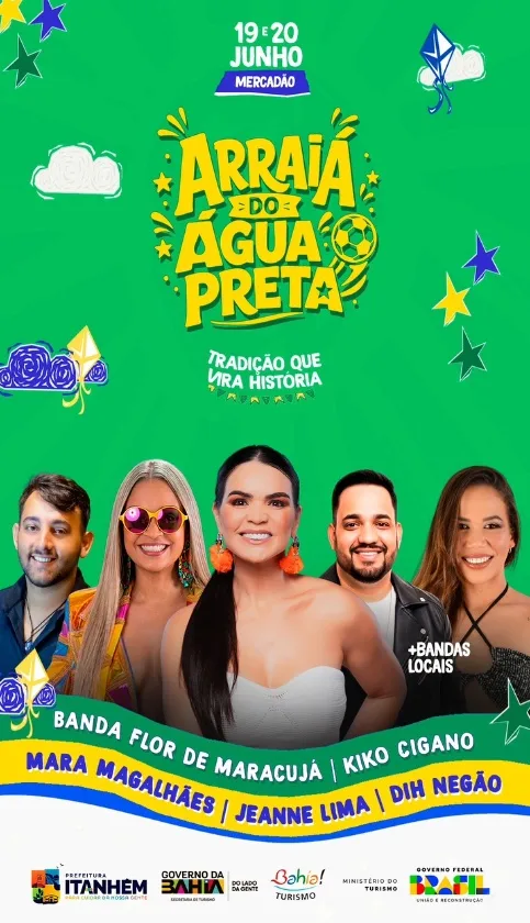Arraiá do Água Preta 2026 promete movimentar Itanhém com dois dias de muita música, cultura e tradição