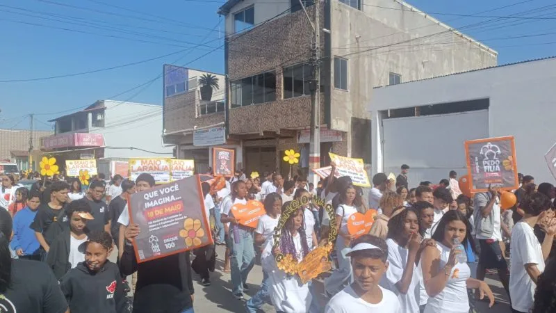 Maio Laranja: Mucuri encerra ações da campanha com grande apoio da comunidade escolar Maio Laranja: Mucuri encerra ações da campanha com grande apoio da comunidade escolar