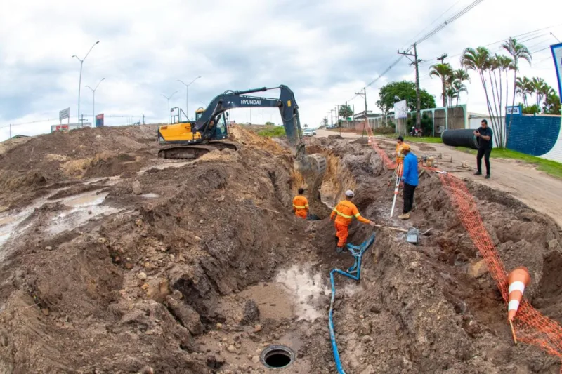 Obras de drenagem na BR-101 avançam e fortalecem infraestrutura urbana de Teixeira de Freitas