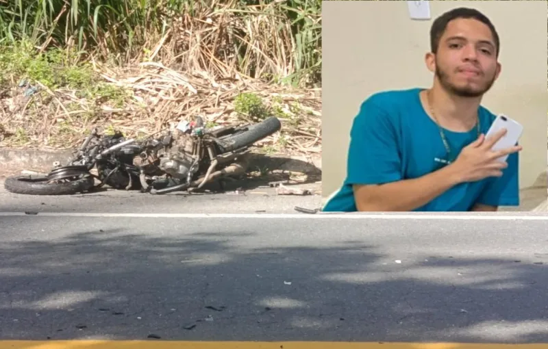 Motociclista morre em batida frontal com carreta na BR-101 Eunápolis e Itabela