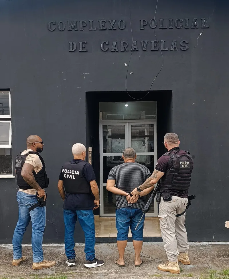 Professor de Mucuri condenado por estupro de vulnerável é preso pela Polícia Civil em Caravelas