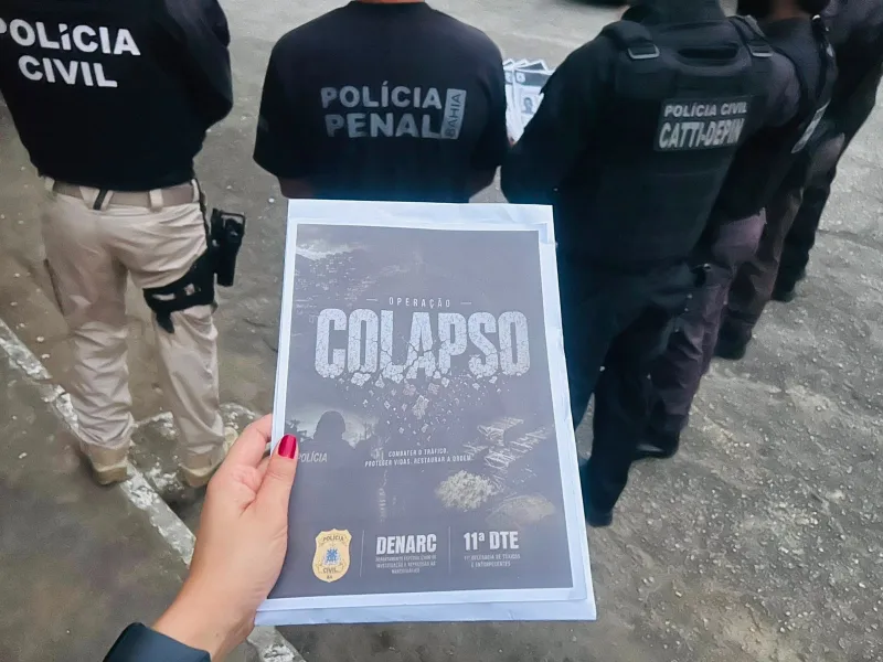 Polícia Civil deflagra Operação Colapso em combate ao tráfico de drogas em Jequié e região Polícia Civil deflagra Operação Colapso em combate ao tráfico de drogas em Jequié e região