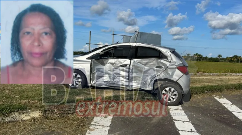 Moradora de Alcobaça morre em acidente envolvendo veículo da Prefeitura de Caravelas
