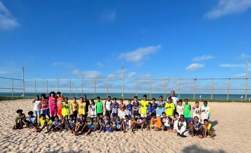 Talento nas areias: Projeto Garotos do Futuro encerra 1º Campeonato de Beach Soccer com grandes finais em Alcobaça