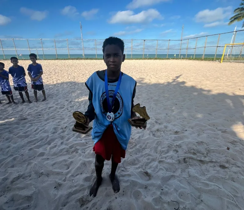 Talento nas areias: Projeto Garotos do Futuro encerra 1º Campeonato de Beach Soccer com grandes finais em Alcobaça