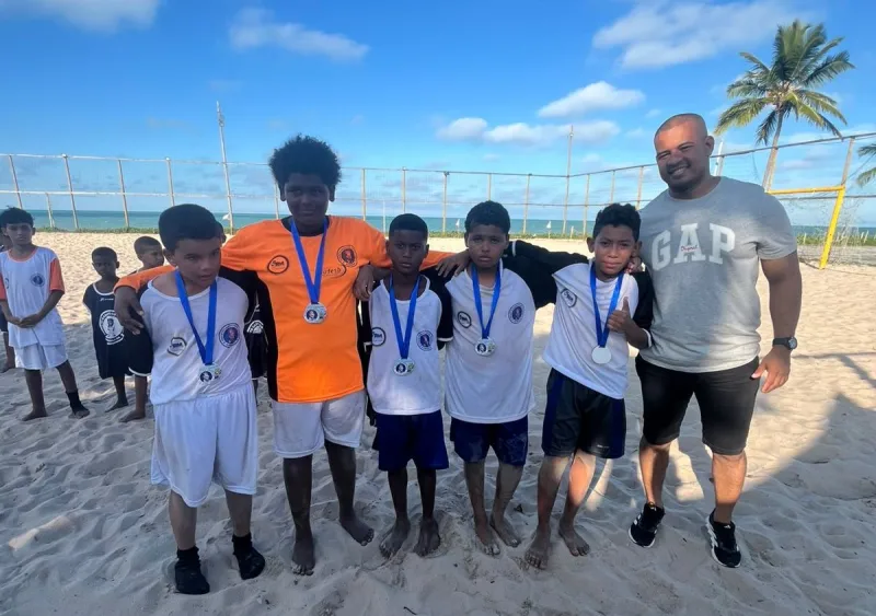 Talento nas areias: Projeto Garotos do Futuro encerra 1º Campeonato de Beach Soccer com grandes finais em Alcobaça