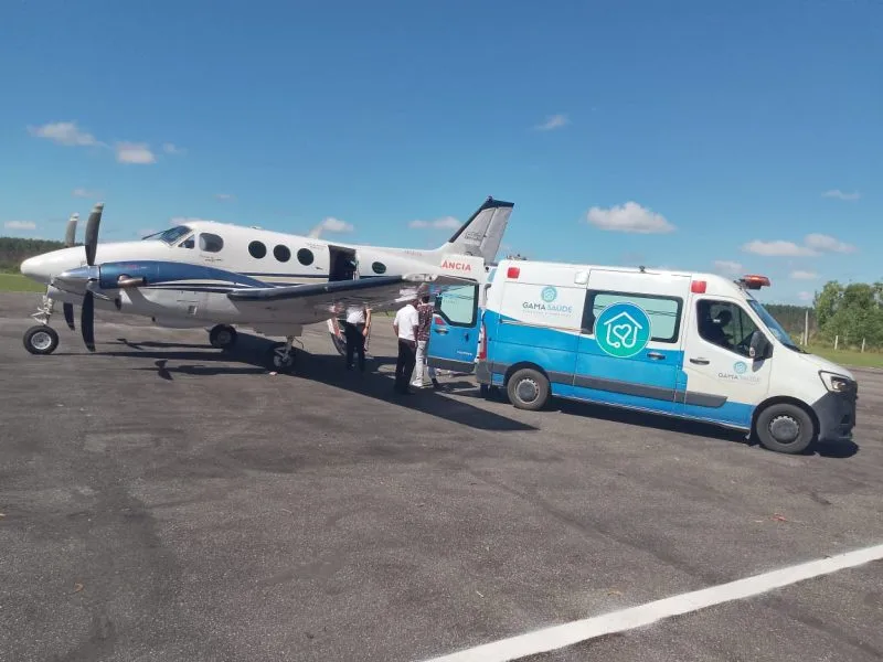Prefeitura de Mucuri viabiliza transferência aérea de recém-nascida para atendimento especializado