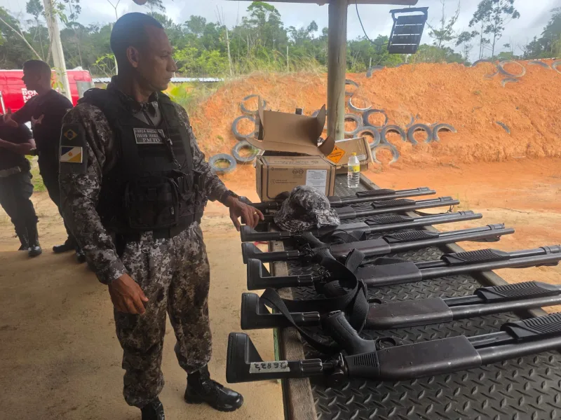 Polícia Civil promove capacitação com a Força Nacional para aprimoramento do uso de equipamentos menos letais Polícia Civil promove capacitação com a Força Nacional para aprimoramento do uso de equipamentos menos letais