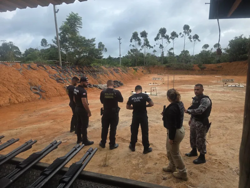 Polícia Civil promove capacitação com a Força Nacional para aprimoramento do uso de equipamentos menos letais Polícia Civil promove capacitação com a Força Nacional para aprimoramento do uso de equipamentos menos letais