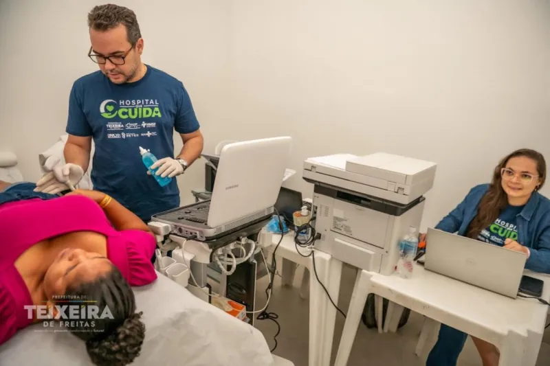 Mutirão “Hospital que Cuida” amplia acesso à saúde especializada e deve realizar mais de 2 mil atendimentos em Teixeira de Freitas