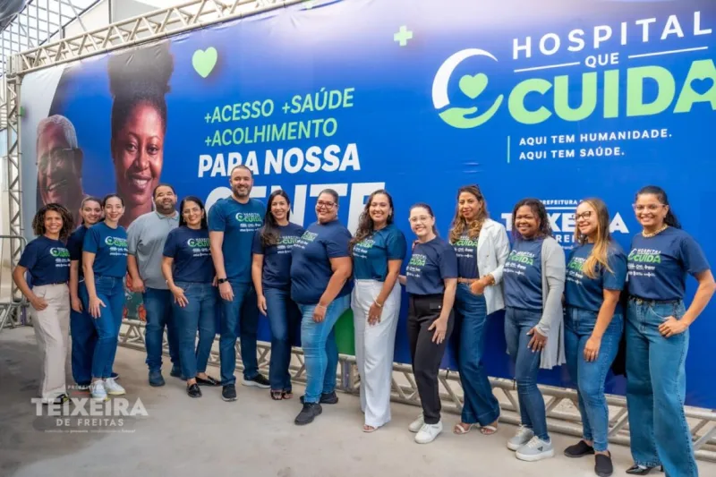 Mutirão “Hospital que Cuida” amplia acesso à saúde especializada e deve realizar mais de 2 mil atendimentos em Teixeira de Freitas