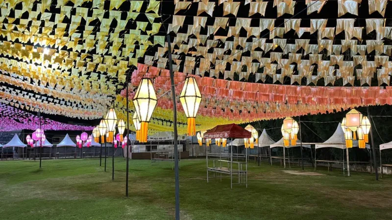 Resgate histórico e inovação: Ornamentação é um show à parte no 38º Arraiá do Água Fria