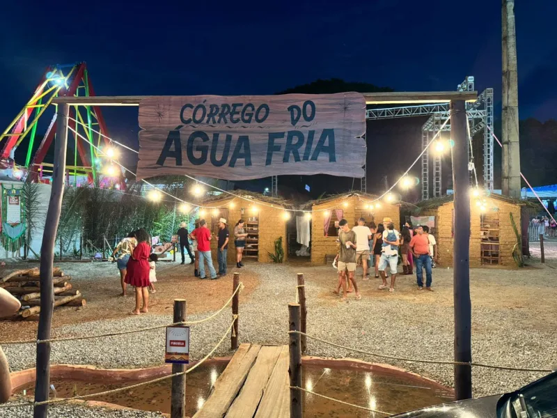 Resgate histórico e inovação: Ornamentação é um show à parte no 38º Arraiá do Água Fria