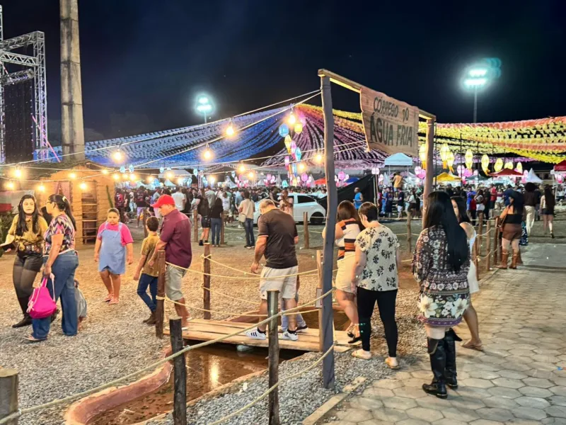 Resgate histórico e inovação: Ornamentação é um show à parte no 38º Arraiá do Água Fria