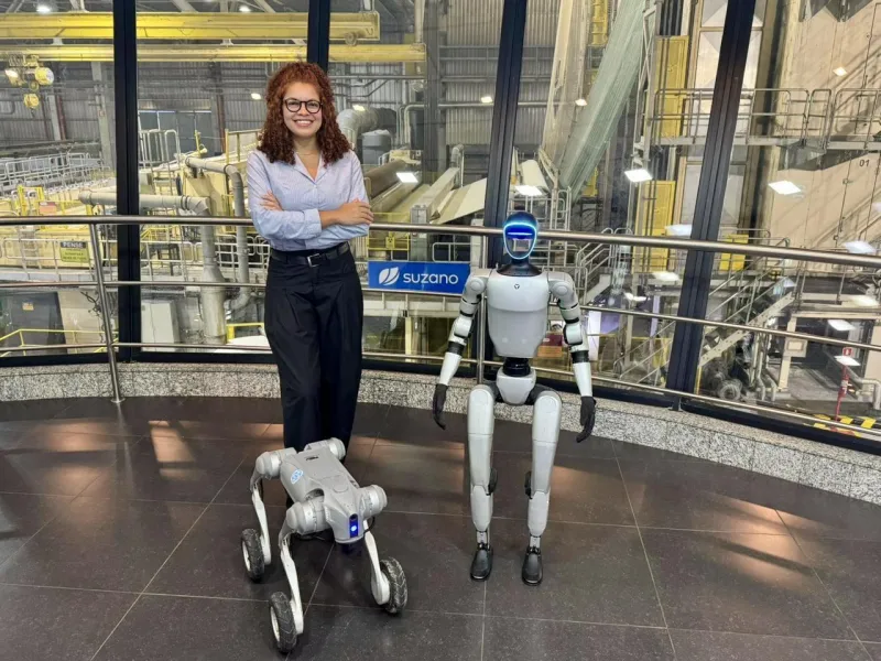 Suzano avança na transformação digital da indústria com inspeções robóticas em Mucuri Suzano avança na transformação digital da indústria com inspeções robóticas em Mucuri