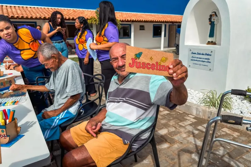 Secretaria de Assistência Social realiza ação especial no Lar dos Idosos do Prado