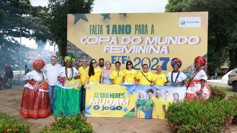 Bahia dá início à contagem regressiva para a Copa do Mundo FIFA de Futebol Feminino 2027
