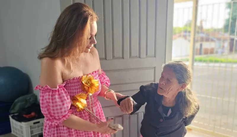 Arraiá do SCFV reúne grupo de idosos do Bairro Monte Santo em tarde de integração e valorização em Itanhém