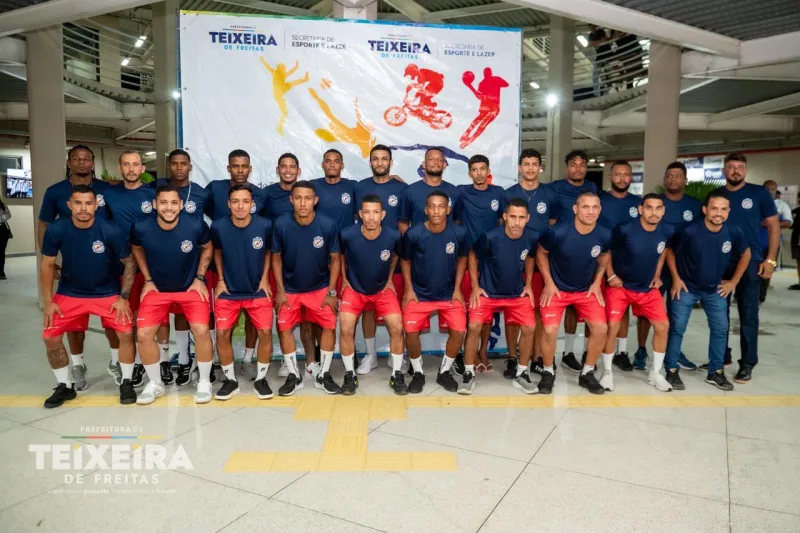 Seleção Teixeirense apresenta uniforme oficial e intensifica preparação para a Copa Consórcio Construir 2026