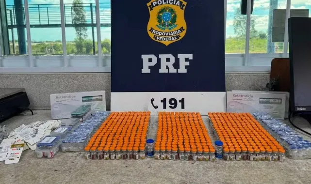 14 kg de drogas e 720 ampolas de medicamentos emagrecedores são apreendidos em ônibus na Bahia