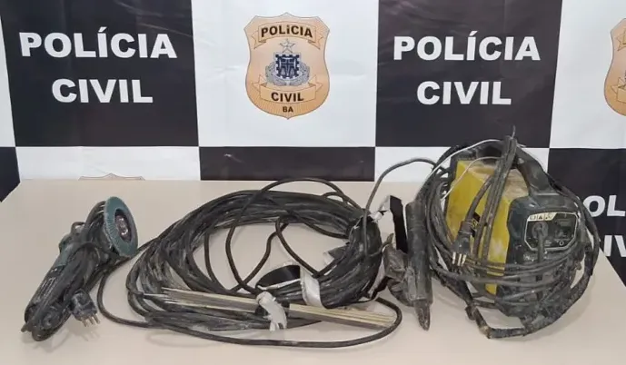 Funcionário furta ferramentas da empresa, confessa crime e devolve equipamentos após investigação em Eunápolis