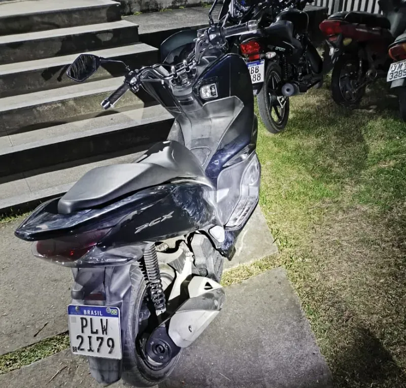 CIPE Mata Atlântica recupera moto roubada e apreende cocaína durante ação em Eunápolis