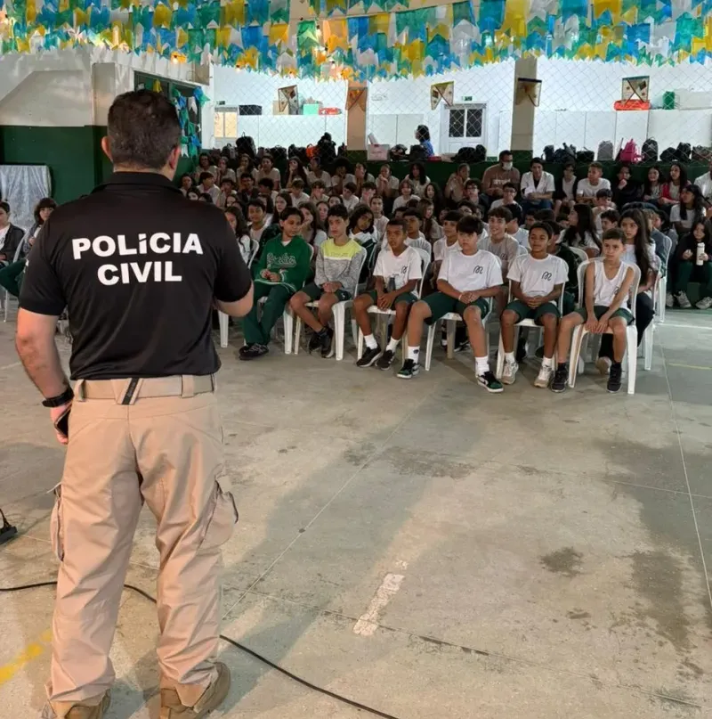 Polícia Civil promove palestra sobre Bullying e Cyberbullying para estudantes em Porto Seguro