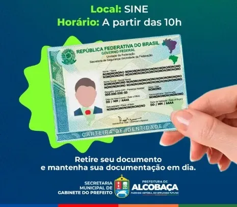 Carteiras de Identidade emitidas em abril e maio já estão disponíveis para retirada em Alcobaça Carteiras de Identidade emitidas em abril e maio já estão disponíveis para retirada em Alcobaça