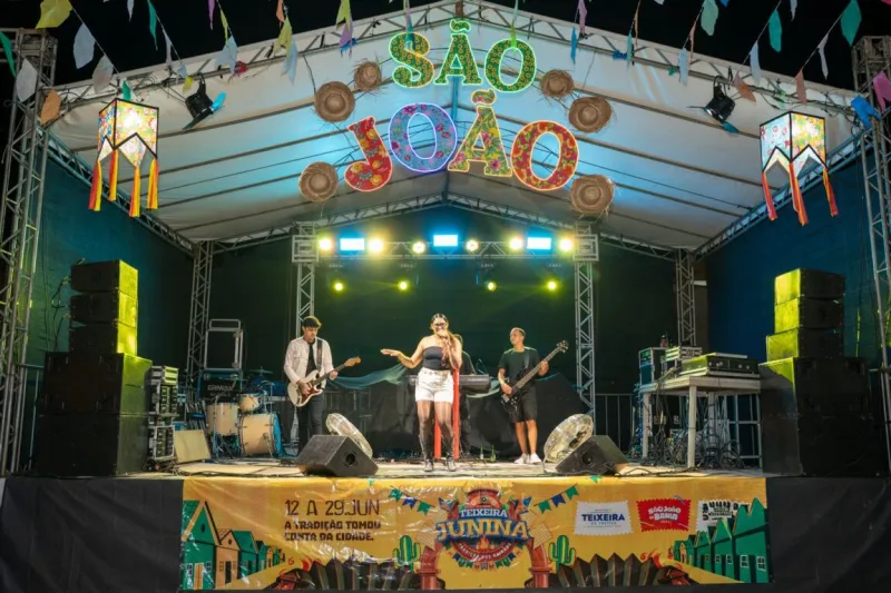 Bairro Castelinho recebe mais uma edição do Teixeira Junina com shows e cultura popular