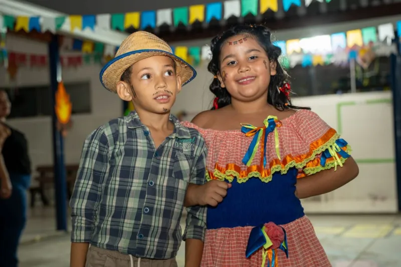 Festas juninas fortalecem cultura, aprendizado e integração nas escolas da Rede Municipal de Teixeira de Freitas