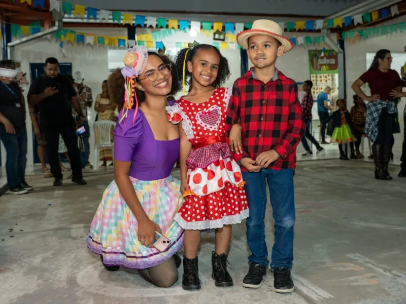 Festas juninas fortalecem cultura, aprendizado e integração nas escolas da Rede Municipal de Teixeira de Freitas