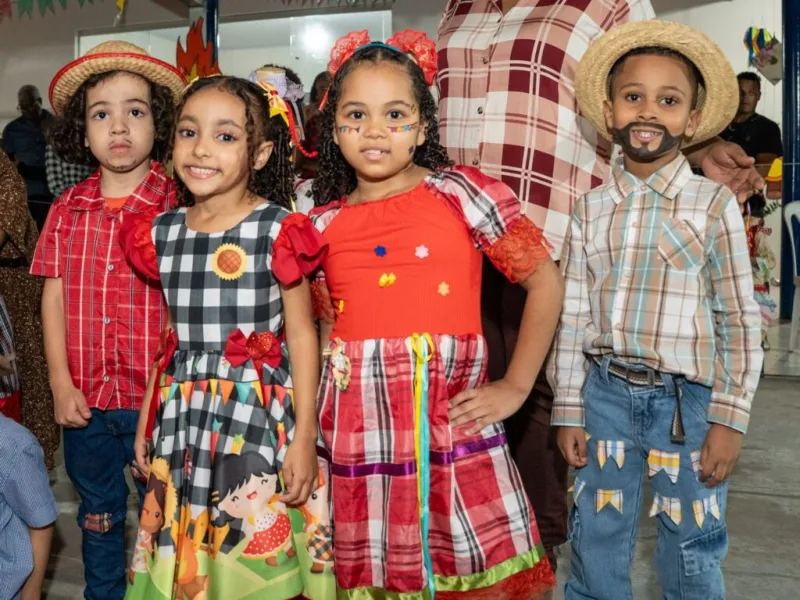 Festas juninas fortalecem cultura, aprendizado e integração nas escolas da Rede Municipal de Teixeira de Freitas