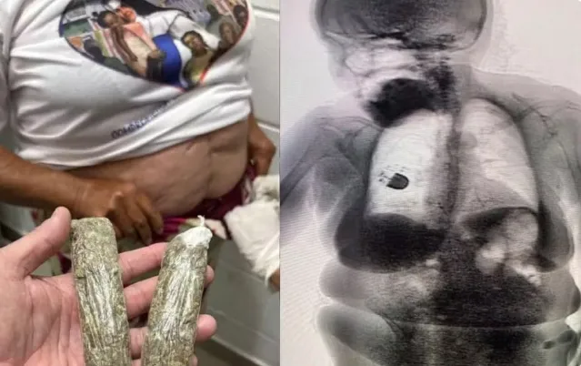 Idosa com camisa religiosa é presa ao tentar entrar com drogas em presídio na Bahia Idosa com camisa religiosa é presa ao tentar entrar com drogas em presídio na Bahia