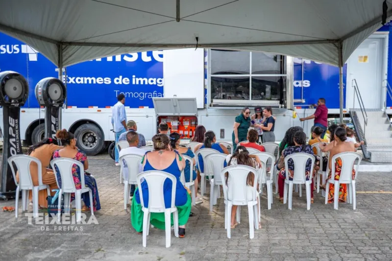 Teixeira de Freitas recebe Carreta da Saúde de Imagem e amplia oferta de exames especializados