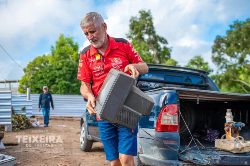Menos descarte irregular, mais sustentabilidade: ecoponto muda a realidade de Teixeira de Freitas Menos descarte irregular, mais sustentabilidade: ecoponto muda a realidade de Teixeira de Freitas