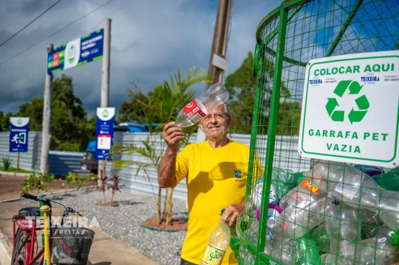 Menos descarte irregular, mais sustentabilidade: ecoponto muda a realidade de Teixeira de Freitas Menos descarte irregular, mais sustentabilidade: ecoponto muda a realidade de Teixeira de Freitas