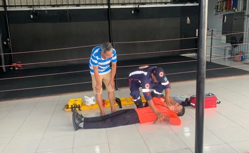 VISAT promove ação integrada de saúde do trabalhador com serviços gratuitos e treinamento em primeiros socorros