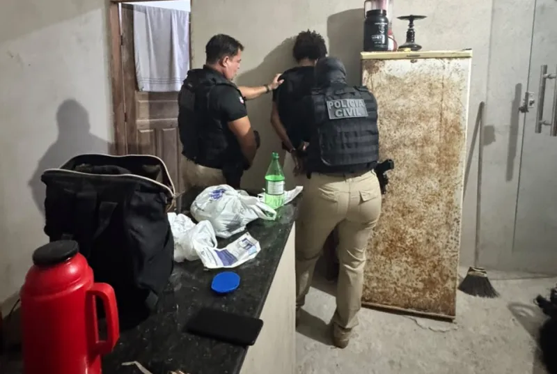 Investigado por homicídio é preso durante operação da Polícia Civil em Porto Seguro