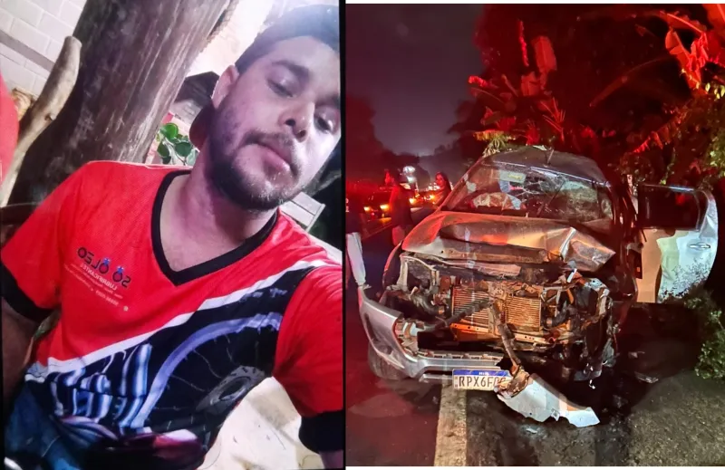 Motorista morre preso às ferragens após batida entre Gol e Hilux na BR-101 próximo a Itamaraju Motorista morre preso às ferragens após batida entre Gol e Hilux na BR-101 próximo a Itamaraju