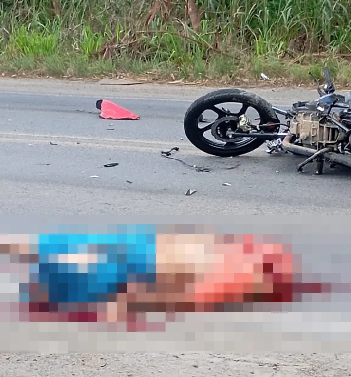 Violência do impacto provoca decapitação de motociclista em acidente na BR-101 em Itabuna Violência do impacto provoca decapitação de motociclista em acidente na BR-101 em Itabuna