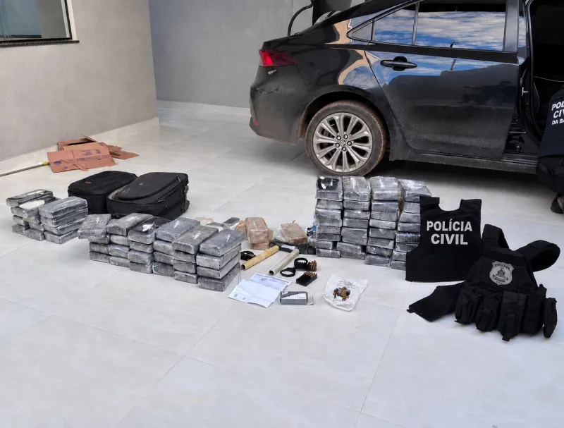  Drogas avaliadas em R$ 2,1 milhões é apreendida pela  Polícia Civil em Euclides da Cunha